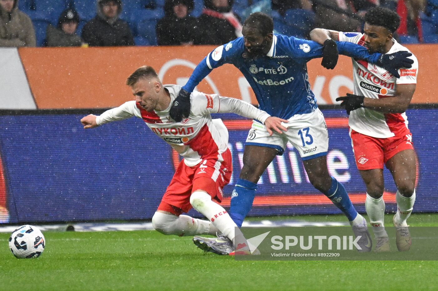 Russia Soccer Premier-League Dynamo - Spartak