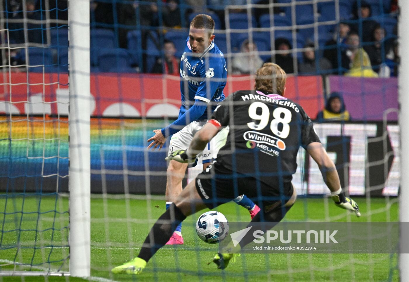 Russia Soccer Premier-League Dynamo - Spartak