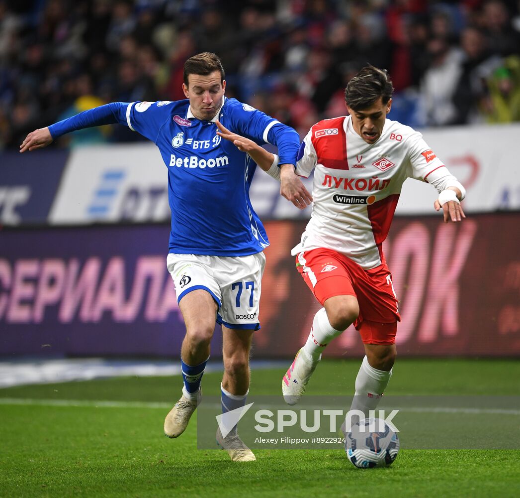 Russia Soccer Premier-League Dynamo - Spartak