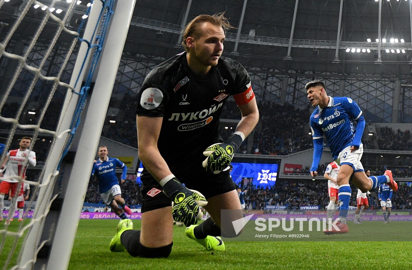 Russia Soccer Premier-League Dynamo - Spartak