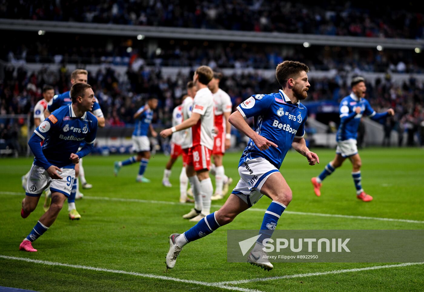Russia Soccer Premier-League Dynamo - Spartak