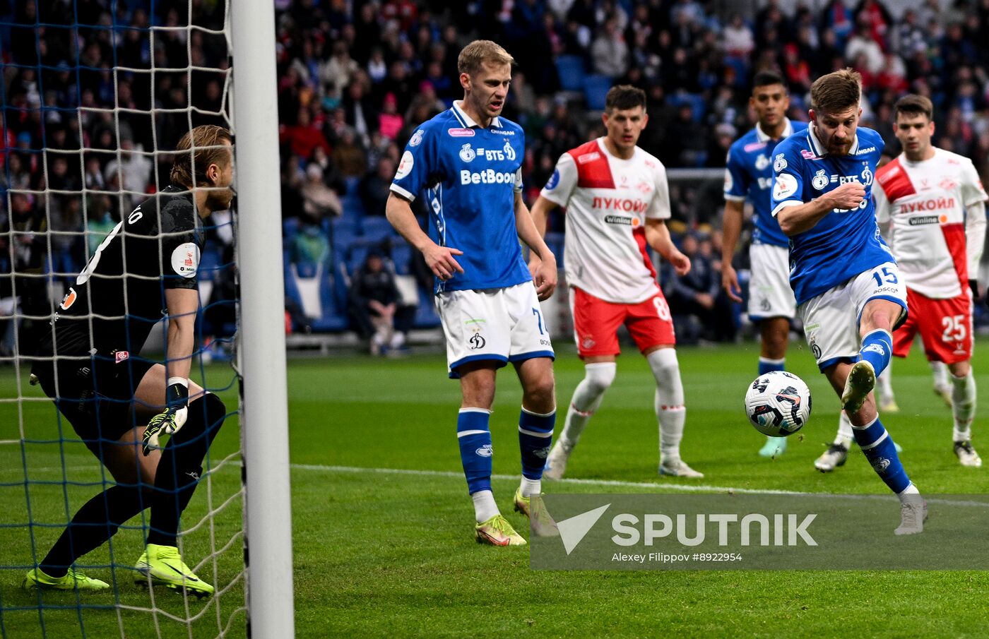 Russia Soccer Premier-League Dynamo - Spartak