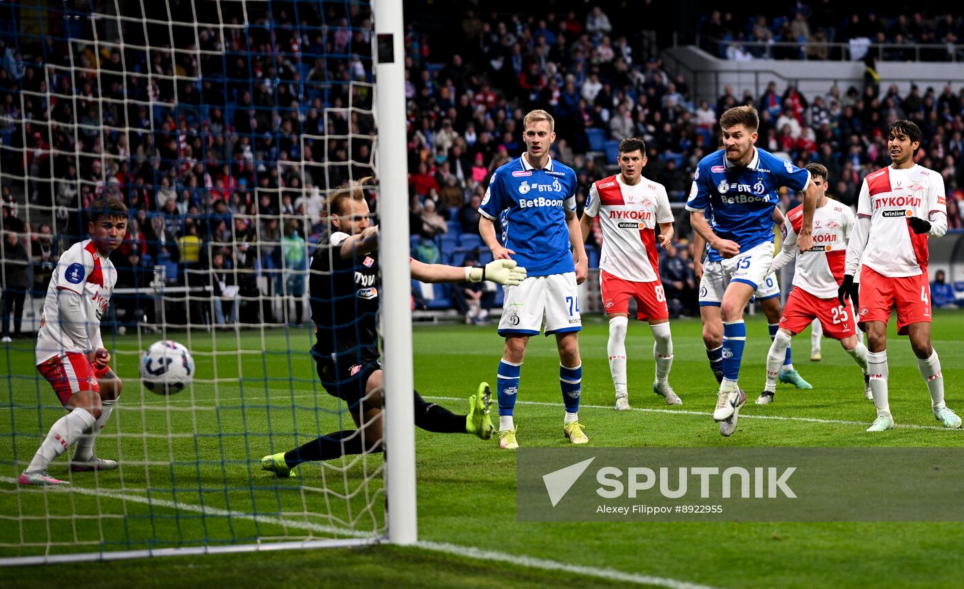 Russia Soccer Premier-League Dynamo - Spartak