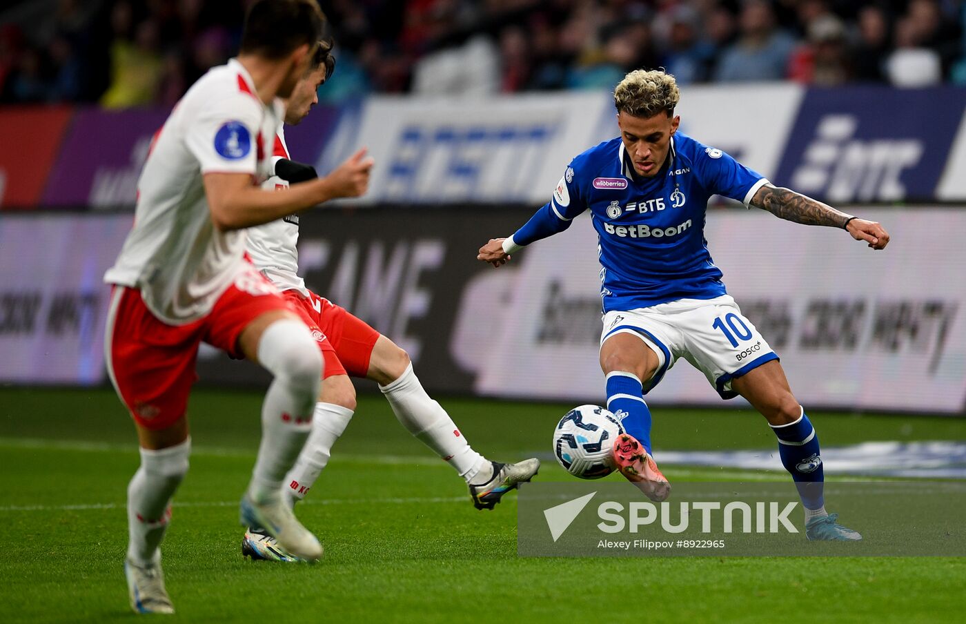 Russia Soccer Premier-League Dynamo - Spartak