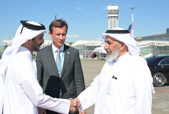 Guests arrive at KAZANFORUM 2025