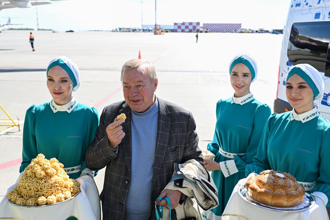 Guests arrive at KAZANFORUM 2025