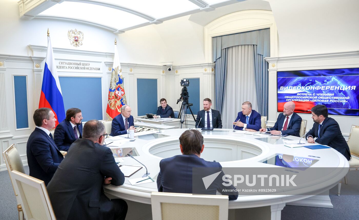 Russia Putin Delovaya Rossiya Organisation