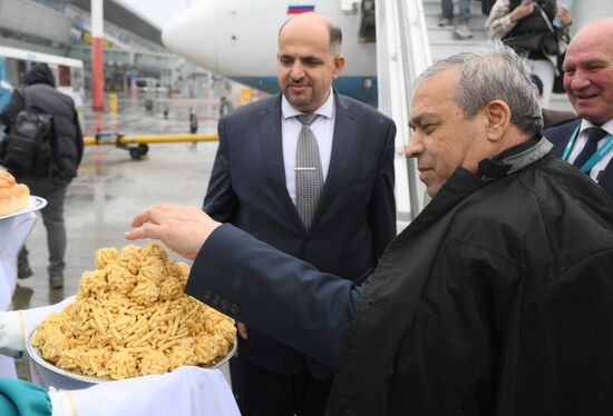 Guests arrive at KAZANFORUM 2025