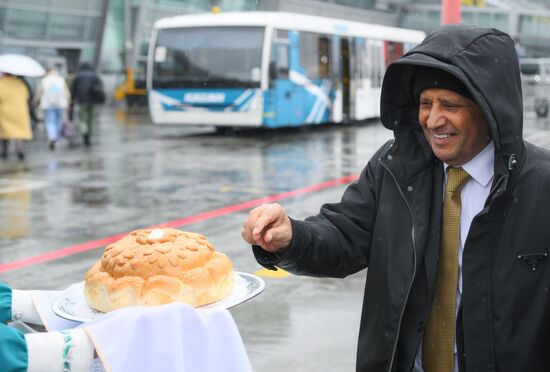 Guests arrive at KAZANFORUM 2025