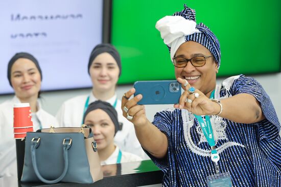 XVI International Economic Forum "RUSSIA - ISLAMIC WORLD: KAZANFORUM." Location: Russia, Republic of Tatarstan, Kazan. Author: Anatoly Medved/Sputnik. KAZANFORUM 2025. On the sidelines