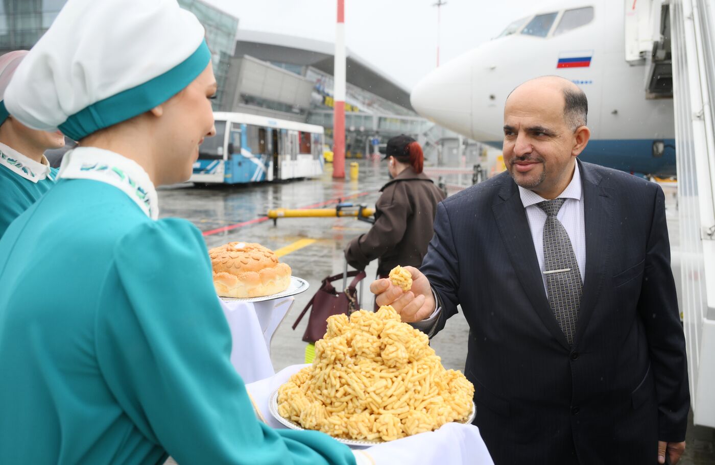 Guests arrive at KAZANFORUM 2025