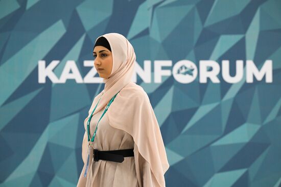 XVI International Economic Forum "RUSSIA - ISLAMIC WORLD: KAZANFORUM." Location: Russia, Republic of Tatarstan, Kazan. Author: Alexandr Kryazhev/Sputnik. KAZANFORUM 2025. On the sidelines