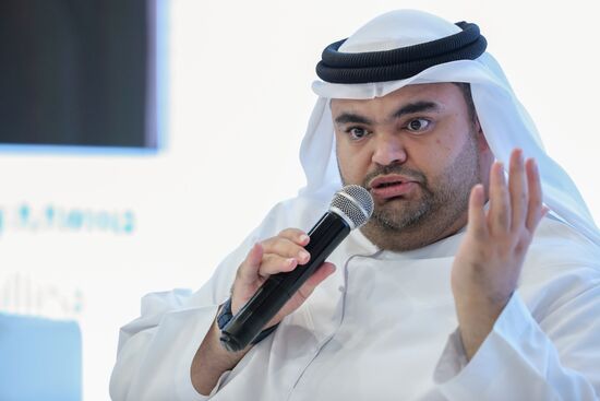 XVI International Economic Forum "RUSSIA - ISLAMIC WORLD: KAZANFORUM." Voices of the World: Diversity, Global Trends and Cultural Exchange. Ahmed Al-Zarouni, Vice President of Dubai Investment Corporation and Media Dubai, expert in IT strategy and cybersecurity (UAE). Location: Russia, Republic of Tatarstan, Kazan. Author: Anatoly Medved/Sputnik. KAZANFORUM 2025. Voices of the World: Diversity, Global Trends and Cultural Exchange