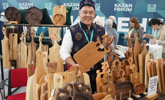 XVI International Economic Forum "RUSSIA - ISLAMIC WORLD: KAZANFORUM." Location: Russia, Republic of Tatarstan, Kazan. Author: Alexander Vilf/Sputnik. KAZANFORUM 2025. On the sidelines