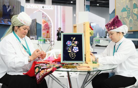 XVI International Economic Forum "RUSSIA - ISLAMIC WORLD: KAZANFORUM." Location: Russia, Republic of Tatarstan, Kazan. Author: Vladimir Astapkovich/Sputnik. KAZANFORUM 2025. On the sidelines