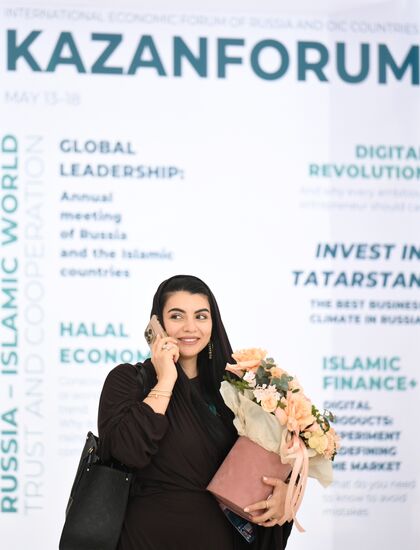 XVI International Economic Forum "RUSSIA - ISLAMIC WORLD: KAZANFORUM." Location: Russia, Republic of Tatarstan, Kazan. Author: Vladimir Astapkovich/Sputnik. KAZANFORUM 2025. On the sidelines