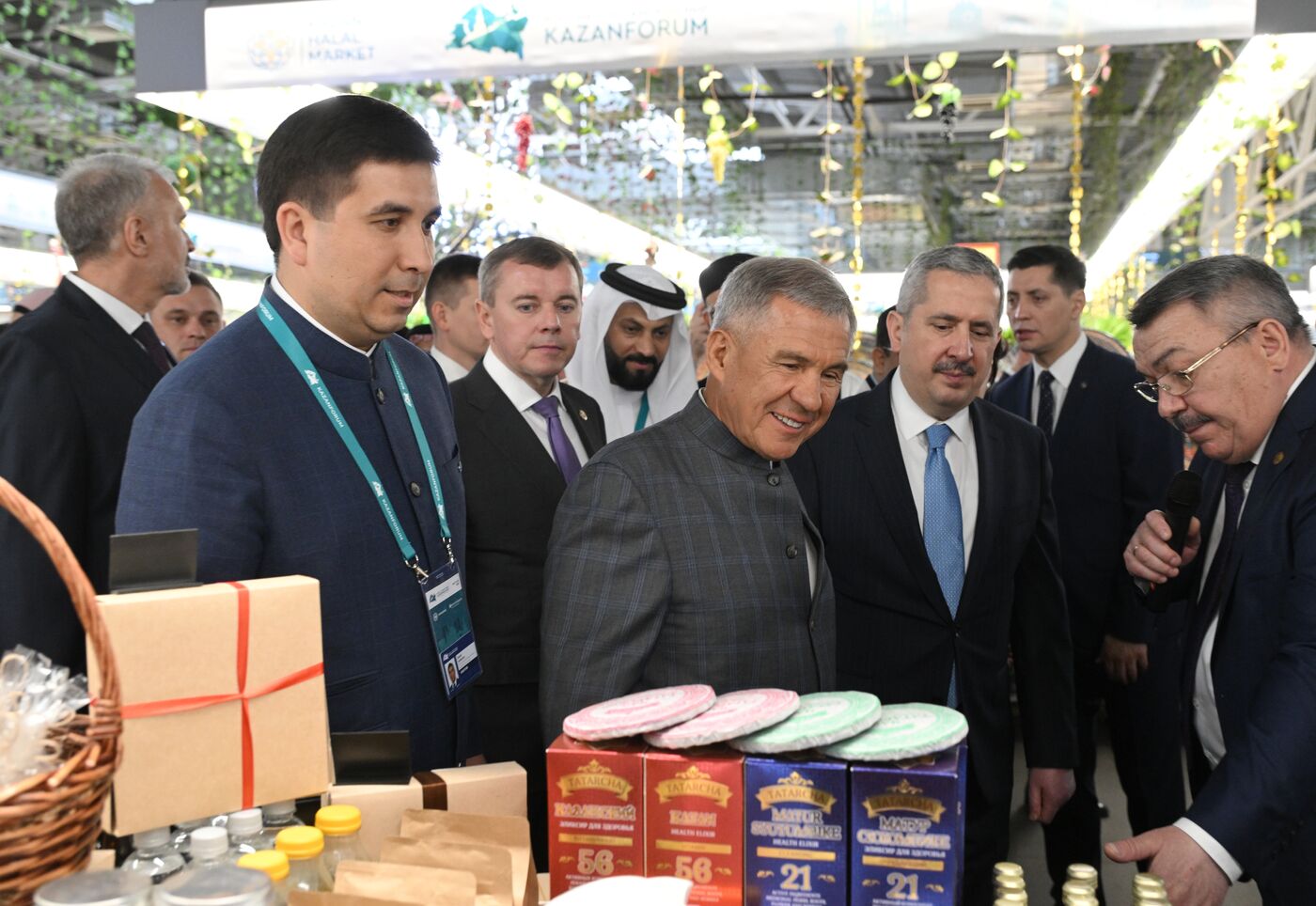 KAZANFORUM 2025. Official opening of Halal Kazan Halal Market International Trade Fair