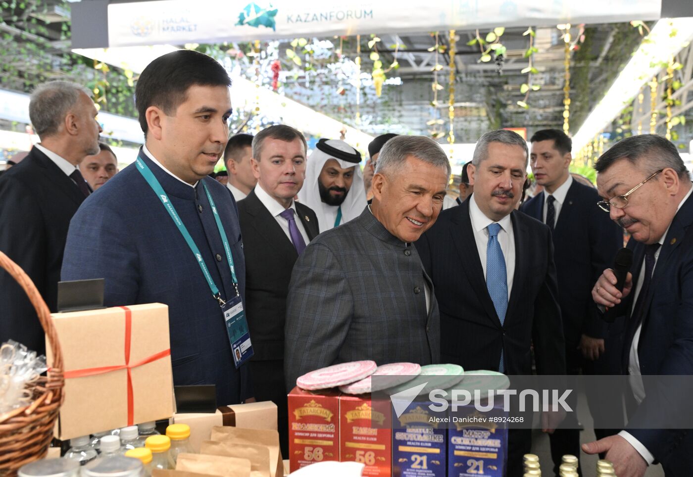 KAZANFORUM 2025. Official opening of Halal Kazan Halal Market International Trade Fair