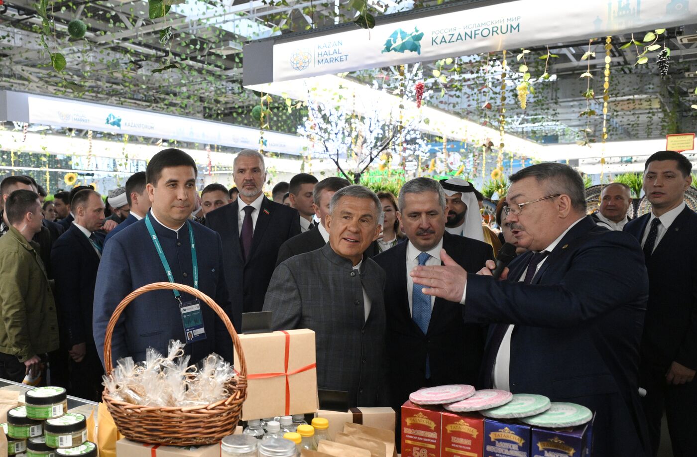 KAZANFORUM 2025. Official opening of Halal Kazan Halal Market International Trade Fair