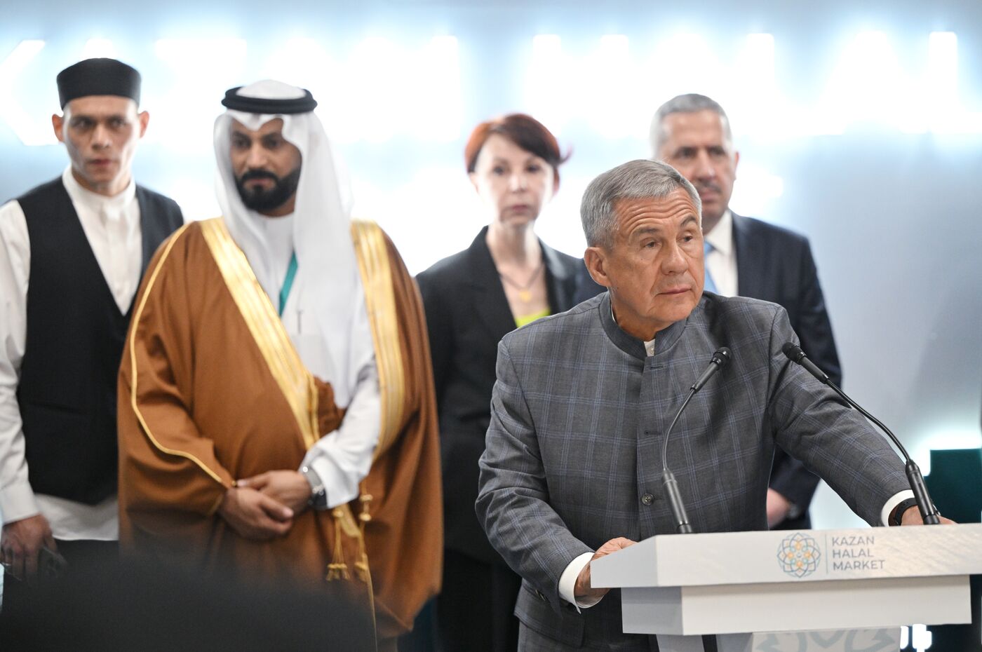 KAZANFORUM 2025. Official opening of Halal Kazan Halal Market International Trade Fair