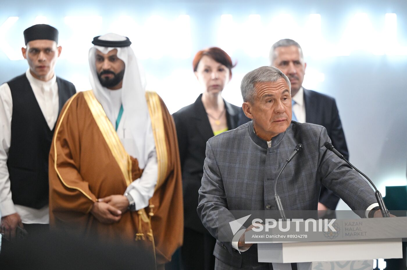 KAZANFORUM 2025. Official opening of Halal Kazan Halal Market International Trade Fair