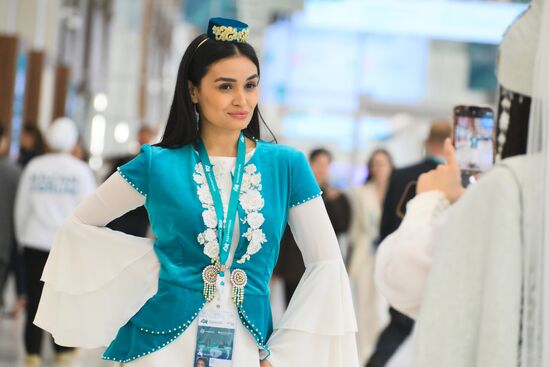 On the sidelines of the XVI International Economic Forum "RUSSIA - ISLAMIC WORLD: KAZANFORUM." Location: Russia, Republic of Tatarstan, Kazan. Author: Maxim Platonov/Sputnik. KAZANFORUM 2025. On the sidelines