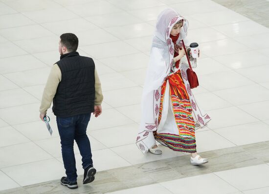 On the sidelines of the XVI International Economic Forum "RUSSIA - ISLAMIC WORLD: KAZANFORUM." Location: Russia, Republic of Tatarstan, Kazan. Author: Alexander Vilf/Sputnik. KAZANFORUM 2025. On the sidelines