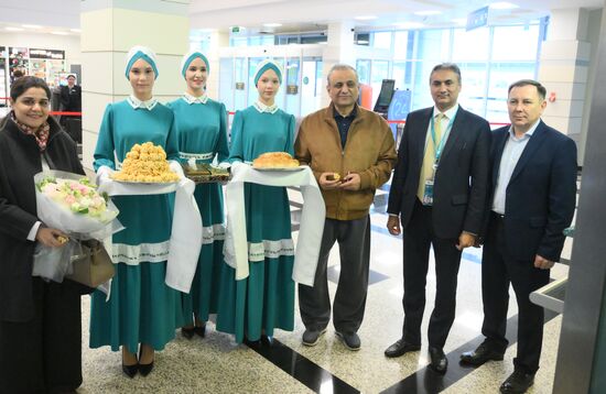 Guests arrive at KAZANFORUM 2025