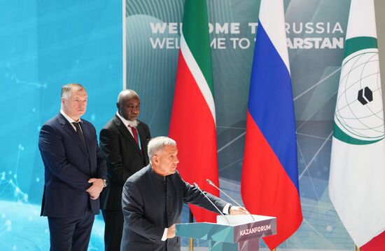 KAZANFORUM 2025. Opening ceremony for XVI International Economic Forum "RUSSIA - ISLAMIC WORLD: KAZANFORUM."