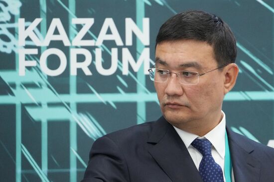 XVI International Economic Forum "RUSSIA - ISLAMIC WORLD: KAZANFORUM." Guaranteed Protection of Bona Fide Business and Foreign Investment in Russia as an Impetus for the Development of the Global Economy. Galymzhan Koigeldiyev, Deputy Prosecutor General of Kazakhstan. Location: Russia, Republic of Tatarstan, Kazan. Author: Alexander Vilf/Sputnik. KAZANFORUM 2025. Guaranteed Protection of Bona Fide Business and Foreign Investment in Russia as an Impetus for the Development of the Global Economy