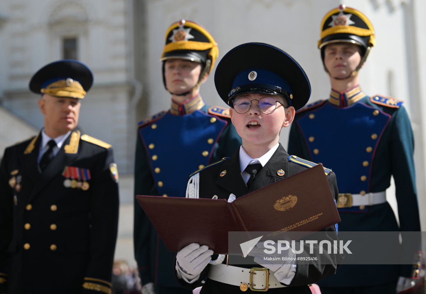 Russia Cadets Oath Taking