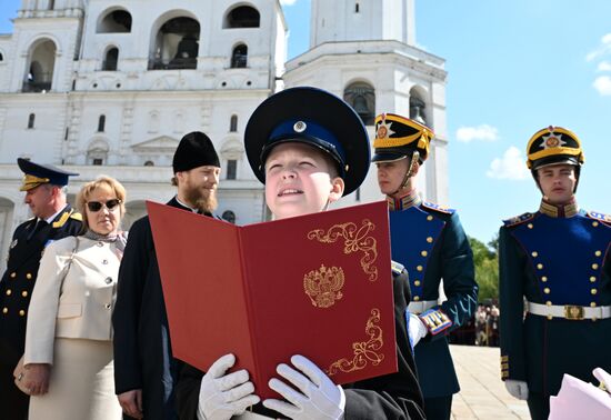 Russia Cadets Oath Taking
