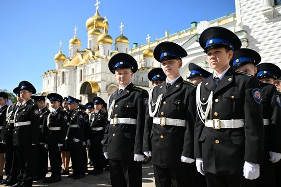 Russia Cadets Oath Taking