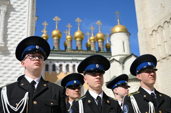 Russia Cadets Oath Taking