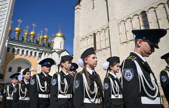 Russia Cadets Oath Taking