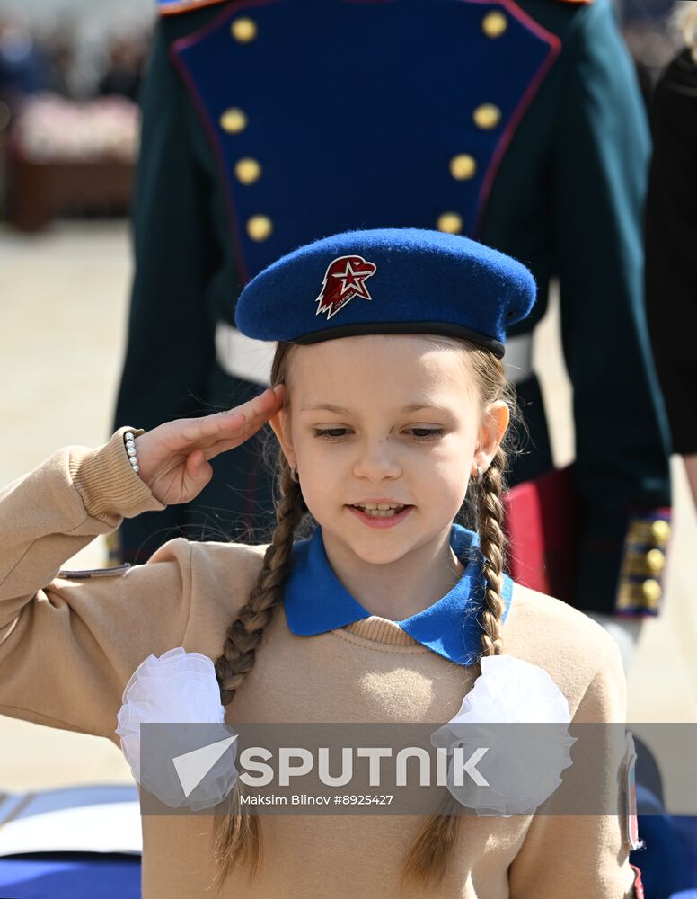 Russia Cadets Oath Taking