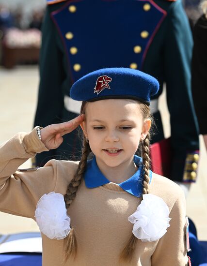 Russia Cadets Oath Taking