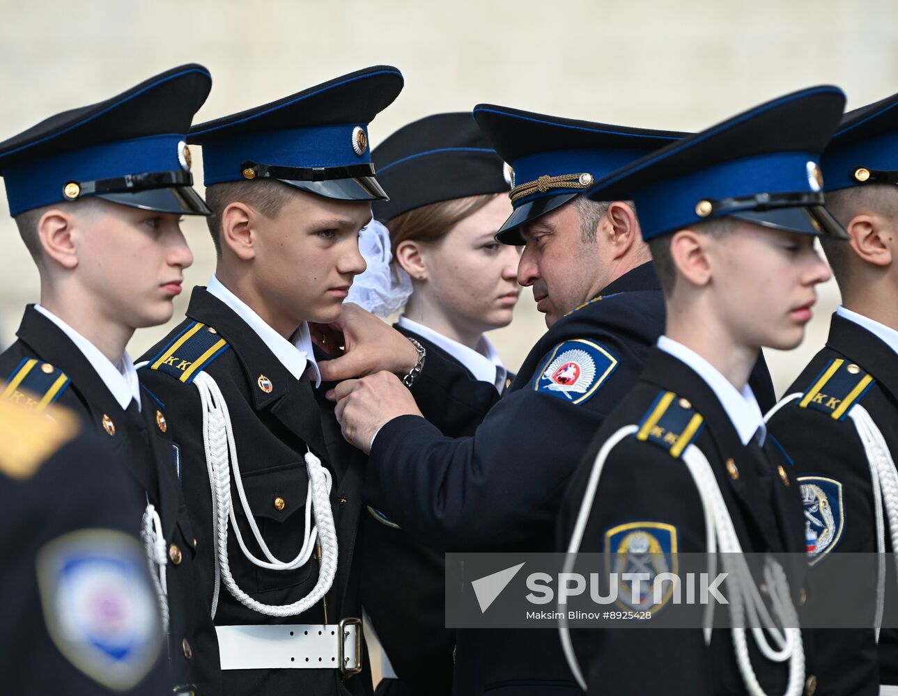 Russia Cadets Oath Taking