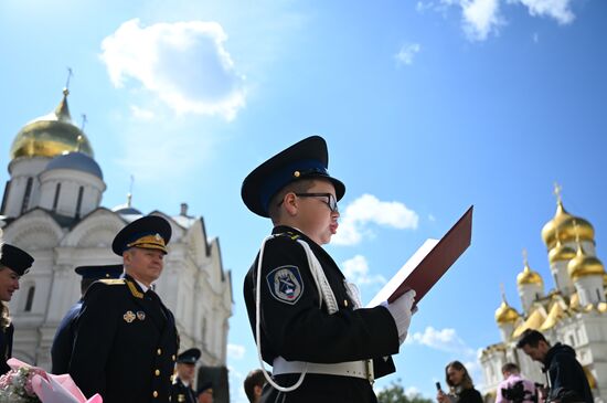 Russia Cadets Oath Taking