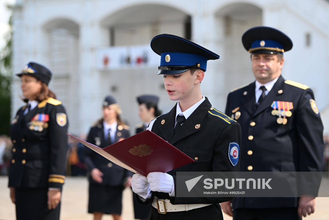 Russia Cadets Oath Taking