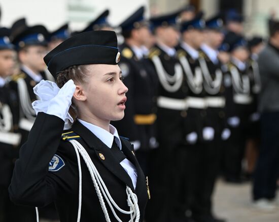Russia Cadets Oath Taking