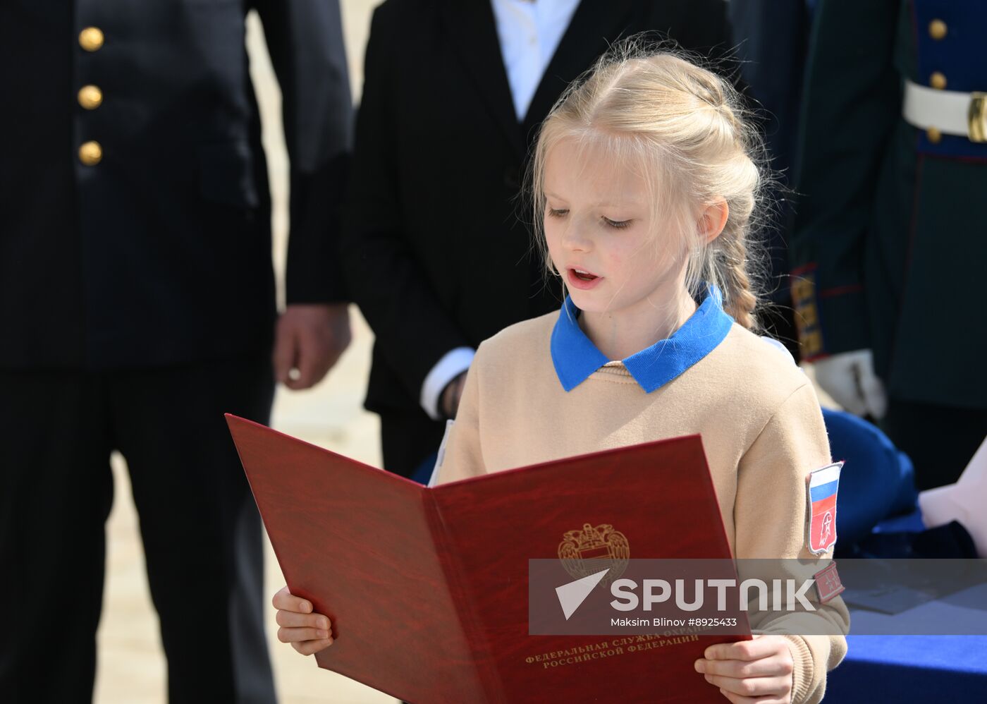 Russia Cadets Oath Taking