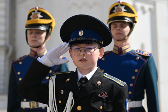 Russia Cadets Oath Taking