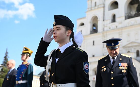 Russia Cadets Oath Taking