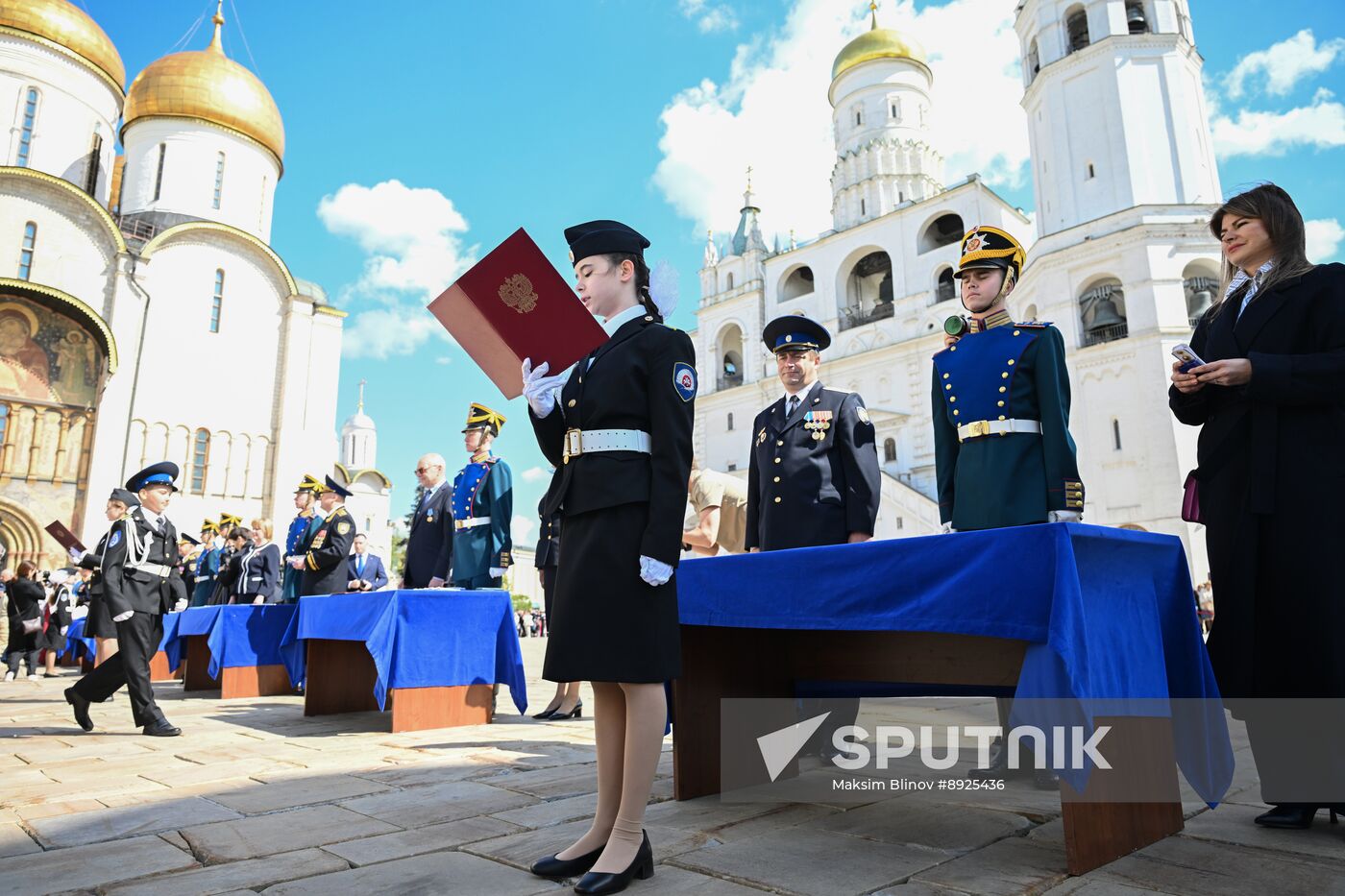 Russia Cadets Oath Taking