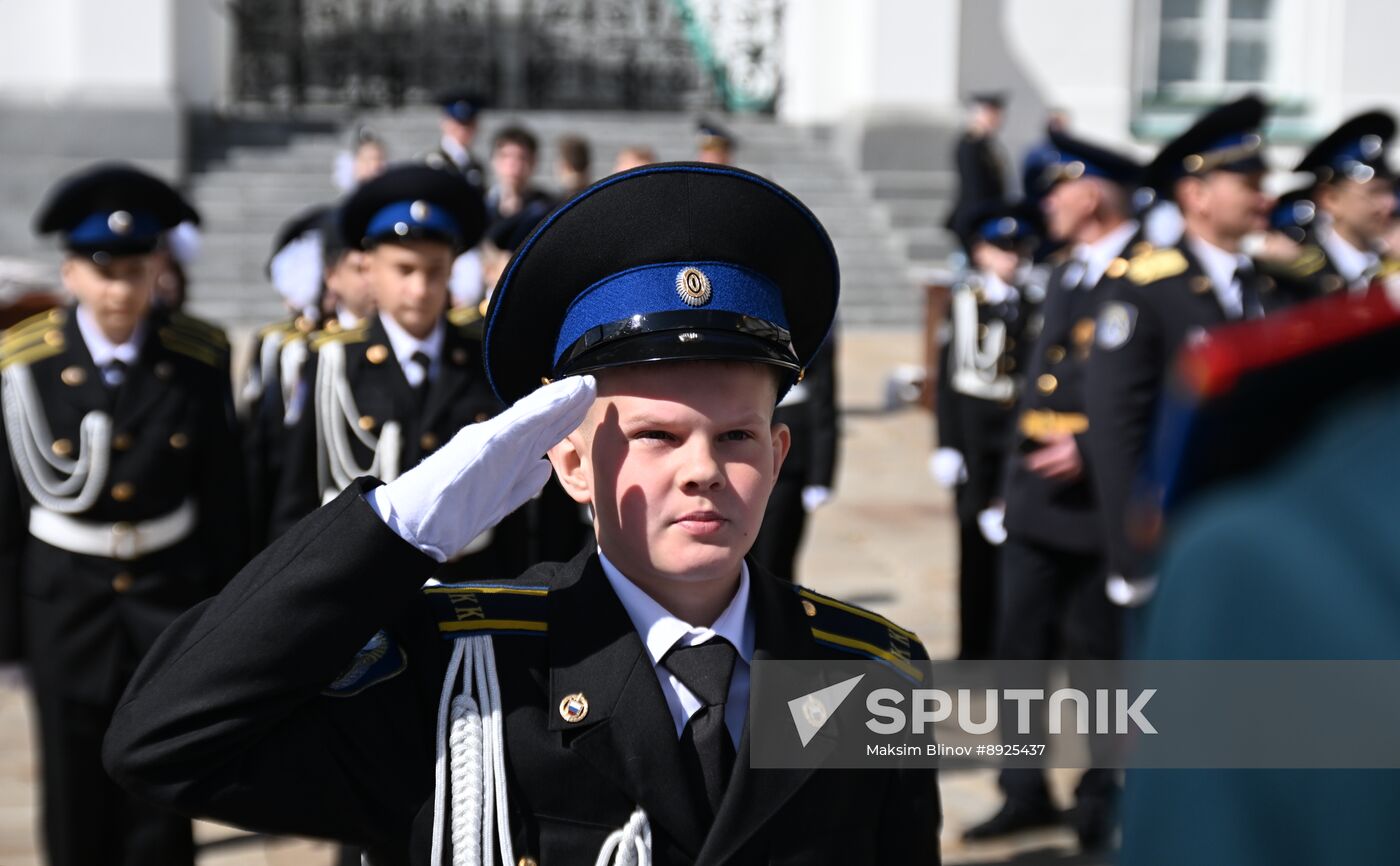 Russia Cadets Oath Taking