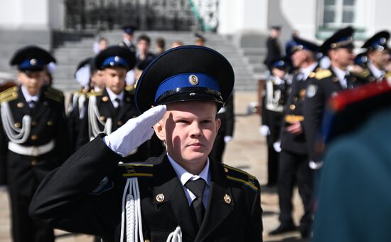 Russia Cadets Oath Taking