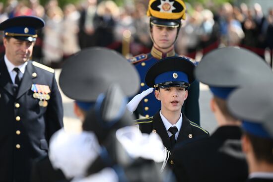 Russia Cadets Oath Taking
