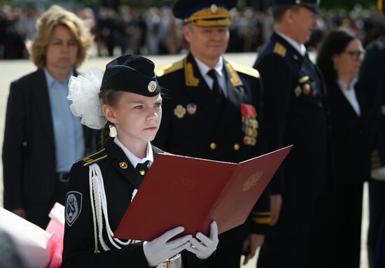 Russia Cadets Oath Taking