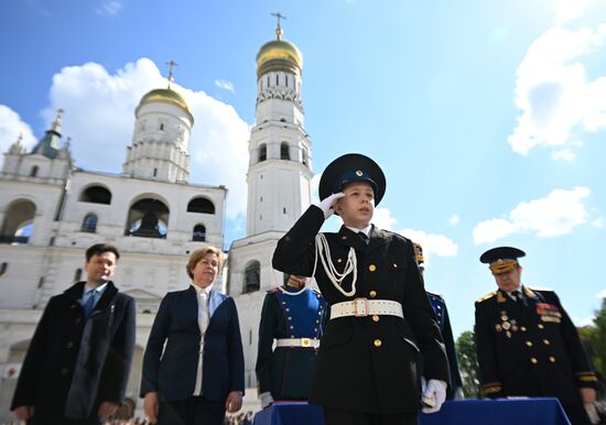 Russia Cadets Oath Taking